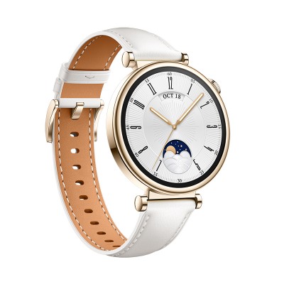 Huawei Watch GT 4 41mm (White Leather Strap)